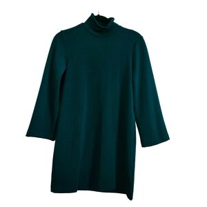 Club Monaco Teal Turtleneck Dress